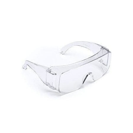 3M Safety Glasses, Clear Lens, Clear Frame, 1 PR 50051141563911
